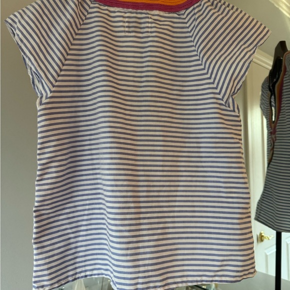 Anthropologie Whit Colorful Embroidered Blouse US XS - Picture 6 of 13